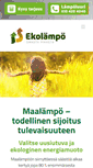 Mobile Screenshot of ekolampo.fi